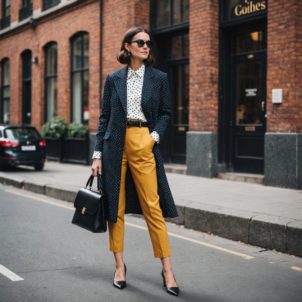 Quels conseils pour porter des motifs à pois sans paraître enfantine?