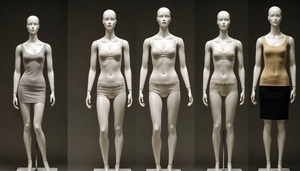 Mannequin femme avec jambes allongées : l'élégance en vitrine